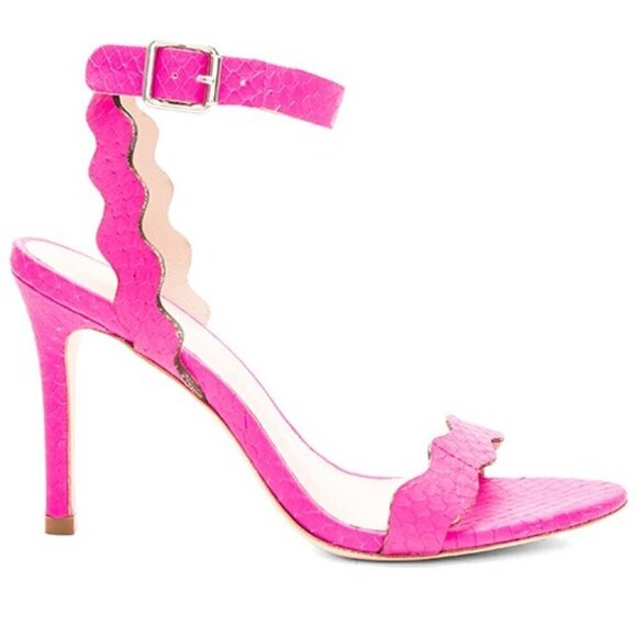 NWT- Loeffler Randall- Fuchsia Amelia Heel - Picture 1 of 10